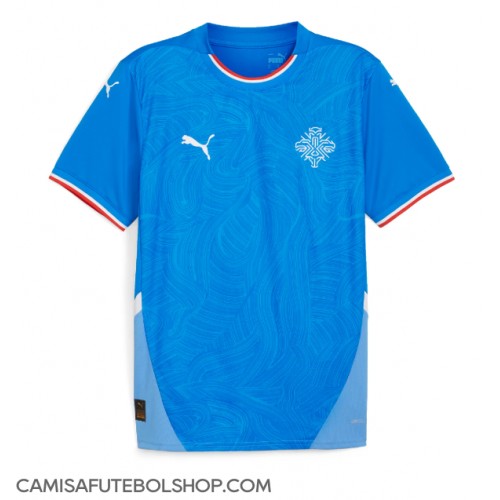 Camisa de time de futebol Islândia Replicas 1º Equipamento 2024 Manga Curta